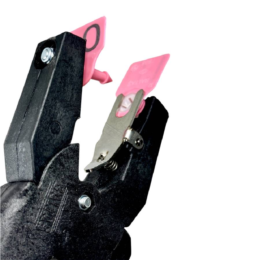 Pembe Renk Büyükbaş Hayvan Kulak Küpesi